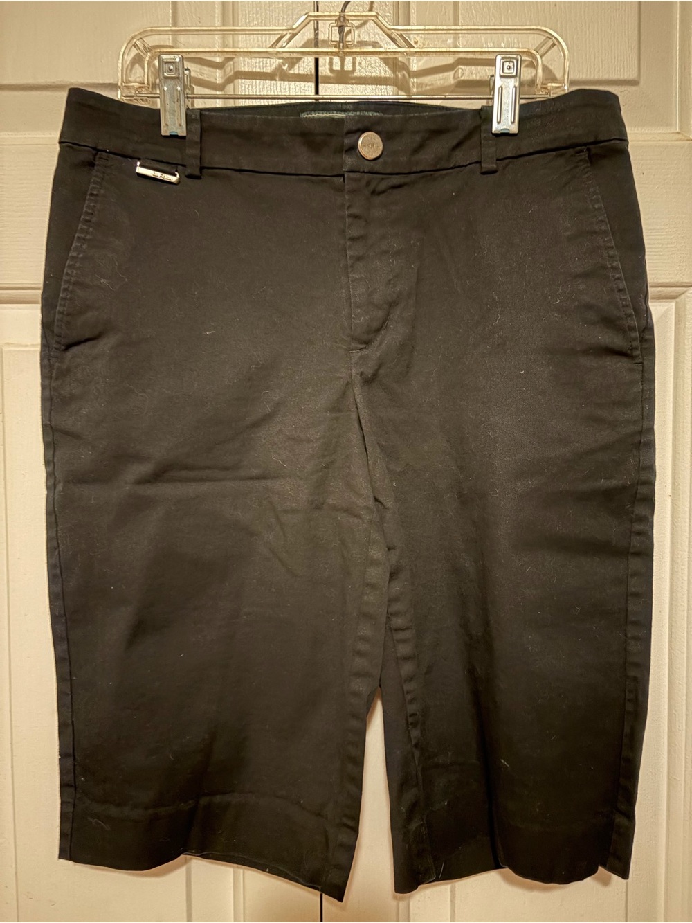 Ralph Lauren Black Women's Chino Bermuda Shorts